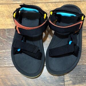 Teva‎ Kids' Black Sandals with Multicolor Straps